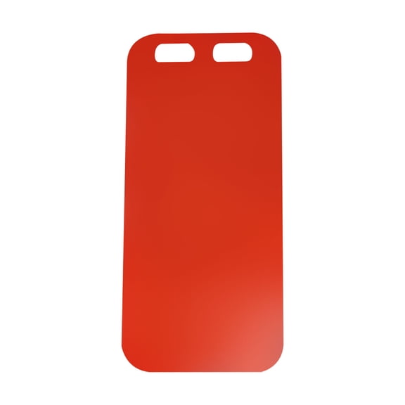 Lightweight Plastic Snow Sled for Adults - Roll - Up Design for Easy Storage, Ergonomic Handles for Safe and Comfortable Sliding, Ideal for Outdoor Skiing and Snow Activities,Red