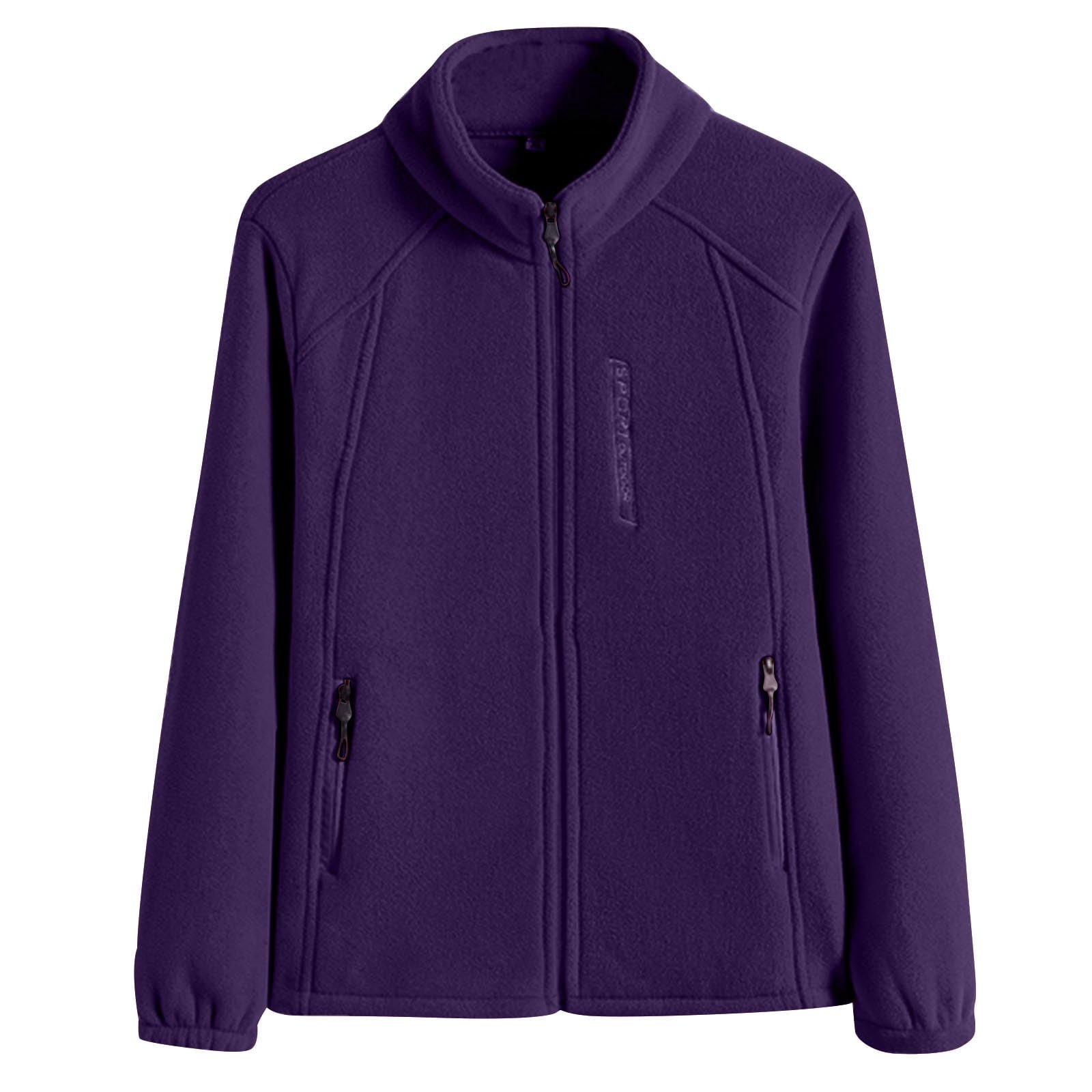 SEAUR Zip Up Gym Jacket Women Workout Slim Fit Ribbed