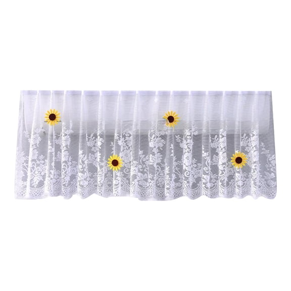 Lightweight Polyester Air Conditioner Wind Shield Curtain, Easy Install AC Unit Draft Block Protector Cover for Bedroom Living Room