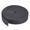 thumbnail image 1 of Uxcell Polypropylene Webbing Strap 1" 10 Yards Dark Grey Strapping Band, 1 of 5