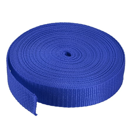 Uxcell Polypropylene Webbing Strap 1" 10 Yards Navy Blue Strapping Band