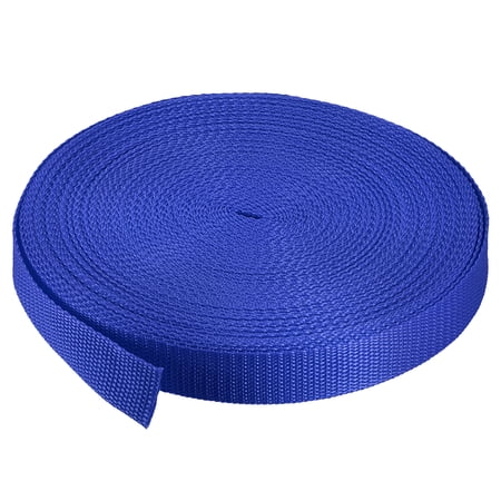 Lightweight Polypropylene Webbing Strap 1" 25 Yards Navy Blue Strapping Band for Outdoor