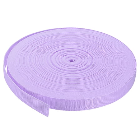 Lightweight Polypropylene Webbing Strap 1" 50 Yards Light Purple Strapping Band for Outdoor