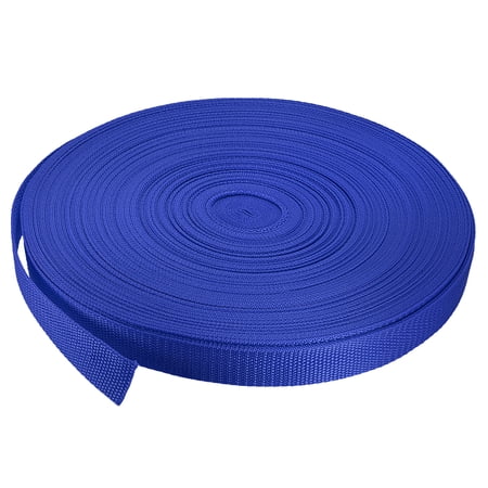Lightweight Polypropylene Webbing Strap 1" 50 Yards Navy Blue Strapping Band for Outdoor