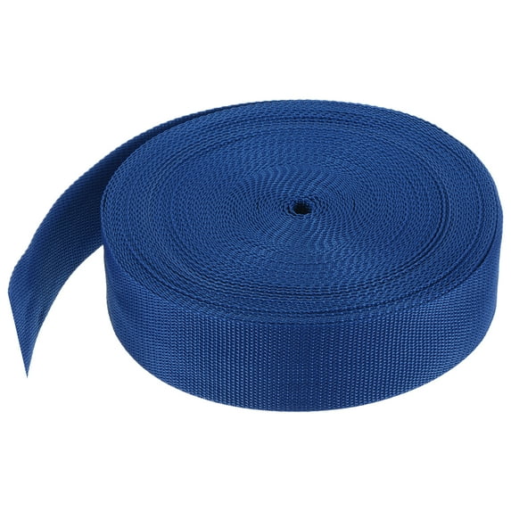 Lightweight Polypropylene Webbing Strap 2" 25 Yard Backpack Strapping Band Blue for Outdoor Luggage