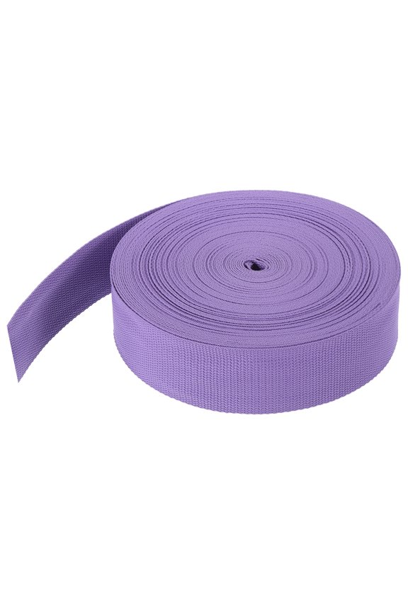Lightweight Polypropylene Webbing Strap 2" 25 Yard Backpack Strapping Band Lavender Purple for Outdoor Luggage
