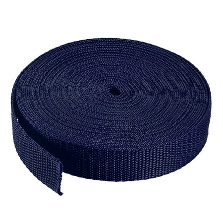 Uxcell Lightweight Polypropylene Webbing Straps Strapping Band for Outdoor Blue