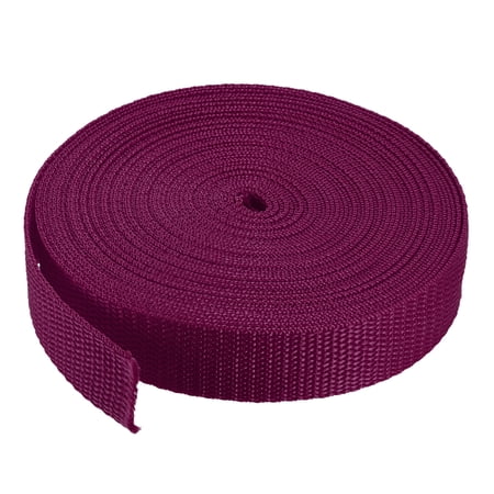 Uxcell Lightweight Polypropylene Webbing Straps Strapping Band for Outdoor Brick Red