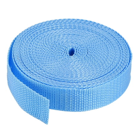 Uxcell Lightweight Polypropylene Webbing Straps Strapping Band for Outdoor Light Blue