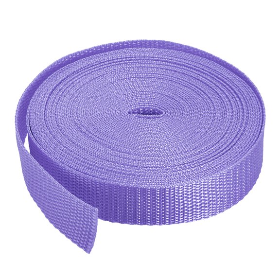 Uxcell Lightweight Polypropylene Webbing Straps Strapping Band for Outdoor Purple