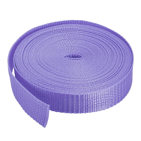 Uxcell Lightweight Polypropylene Webbing Straps Strapping Band for Outdoor Purple