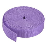 Uxcell Lightweight Polypropylene Webbing Straps Strapping Band for Outdoor Violet