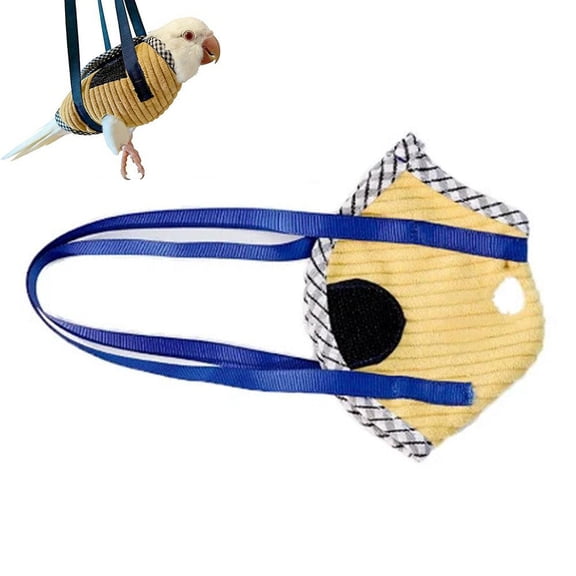 Lightweight Portable Bird Carrier Bag & Harness Set, Escape Resistant Parrot Travel Backpack for Small Medium Birds, Soft Breathable Flight Suit for Outdoor Activities & Vet Visits, Stylish Pet Gift