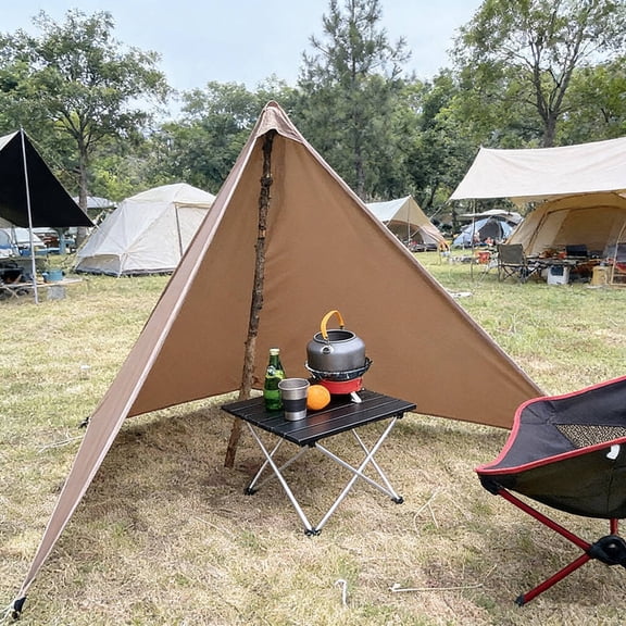 Lightweight Portable Camping Stove Windscreen 20D Nylon Flame-retardant Windshield Large Outdoor Wind Guard For  Cooking Backpacking Hiking Picnic BBQ