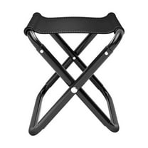 Lightweight Portable Folding Stool - Compact Aluminum Frame Outdoor Seating for Camping Fishing Picnics and More