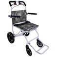 thumbnail image 1 of Lightweight Portable Folding Transport Wheelchair Weight Only 20 Lbs, Lightweight Transport Travel Chair Support 220Lbs, Aluminum Wheelchair for Adults and Seniors, 1 of 8