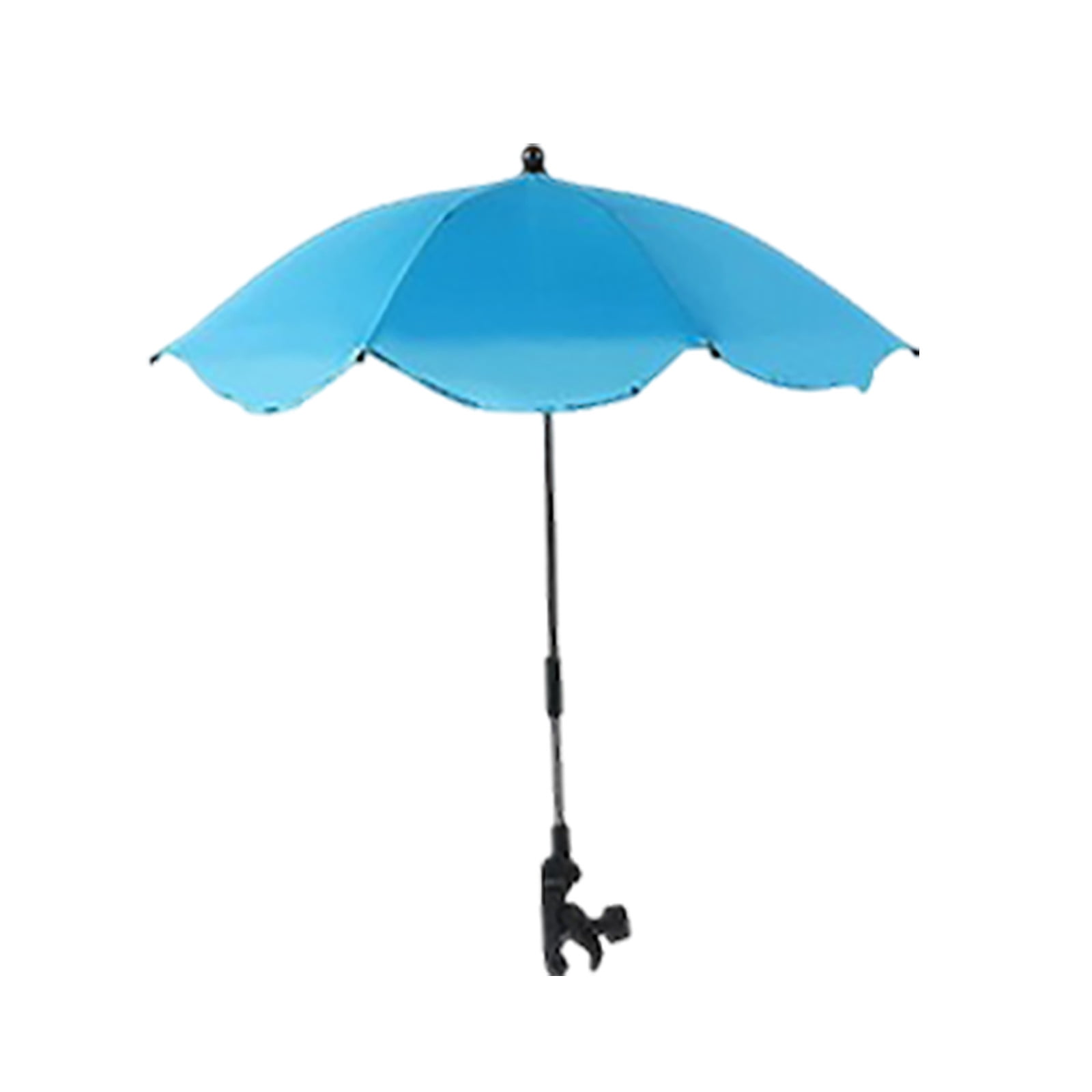 Universal Pushchair Umbrella with Rotating Handle Portable Sunshade for Baby Strollers Lightweight Adjustable Parasol for Outdoor