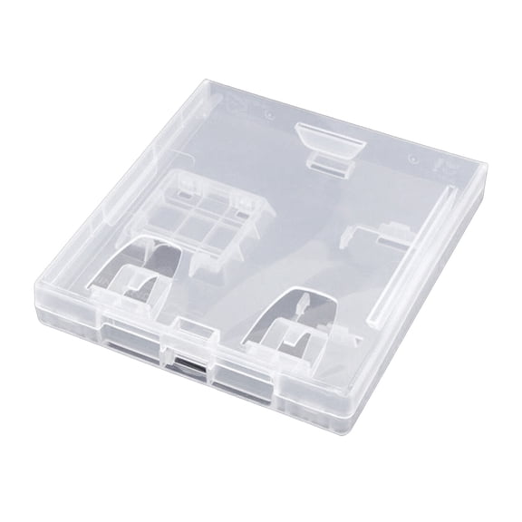 Lightweight Portable Game Card Holder Storage Box For 2DS Consoles Clear Shell Case With Secure Snaply Closures