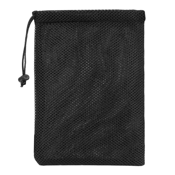 Lightweight Portable Nylon Case for Action Camera Accessories Meshed Drawstring Bag Easy Access Organization for Hiking