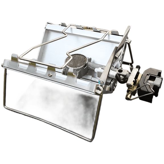 Lightweight Portable Stove for Camping and Backpacking 2800W Output Foldable Design Triangular Base and Isobutane Canister Compatibility
