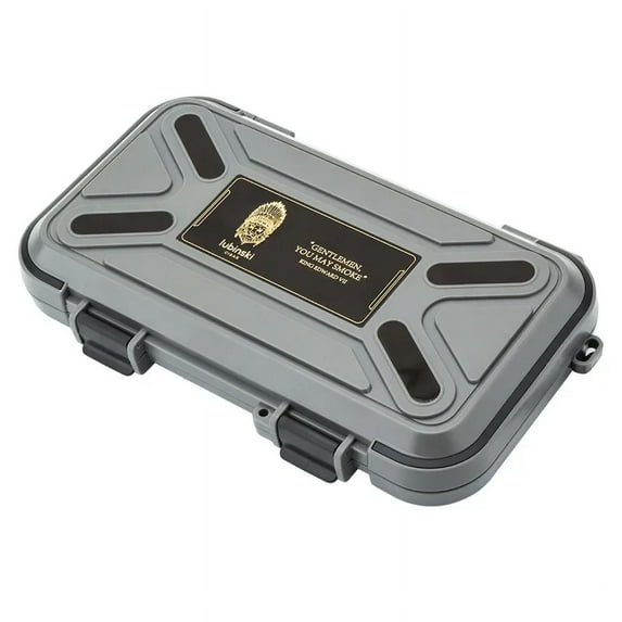 Lightweight Portable Travel Cigar Humidor Wa Sealed Moisturizing Design, Accommodates 5 Cigars, Outdoor Cigar Box Carrying Case (Cigar Humidor 3)