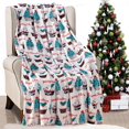 thumbnail image 1 of Lightweight Printed Throw Blanket- All Season, Ultra Soft, Cozy and Plush- Decorative Throw Blankets, Perfect for Lounging, 50 x 60 inches, Holiday Cupcakes, Throw Blanket, 1 of 6