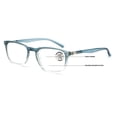 thumbnail image 1 of Lightweight Progressive Clear Bifocal Reading glasses - No Line or Bubble - Zero Power on Top Reader Translucent Slim Unisex CR04 +2.00, 1 of 4