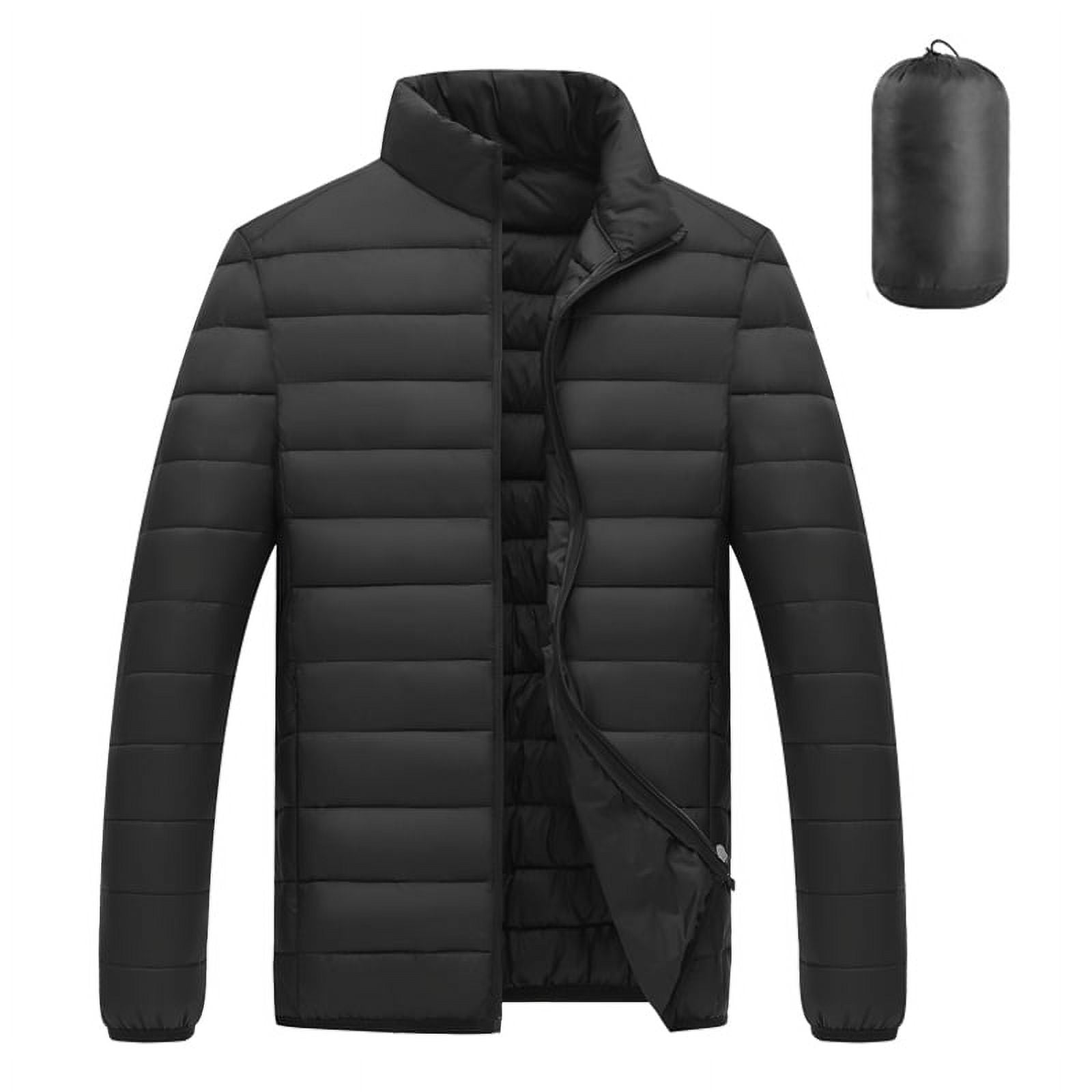 Lightweight Puffer Jacket Winter Packable Classic Stand Lightweight Puffer Jacket Winter Packable Classic Stand