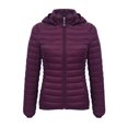 thumbnail image 1 of Lightweight Puffer Jacket for Womens Winter Warm Hooded Coats Casual Zip Up Down Quilted Coat with Pockets, 1 of 6