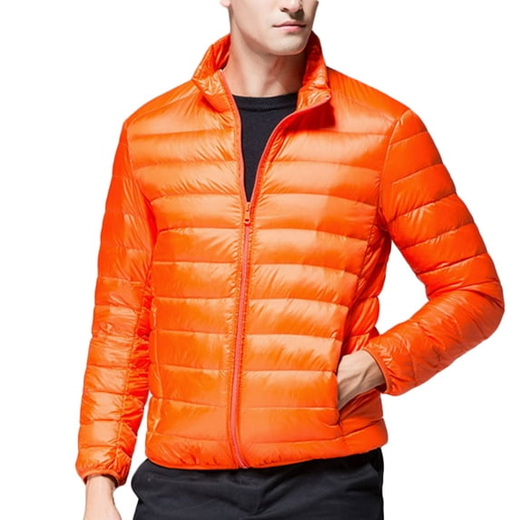 Lightweight Puffer Water-Resistant Down Jacket Men’s Jacket Men's Lightweight Puffer Jacket Insulated Winter Coat for Snow Ski Traveling Men's Winter Jacket