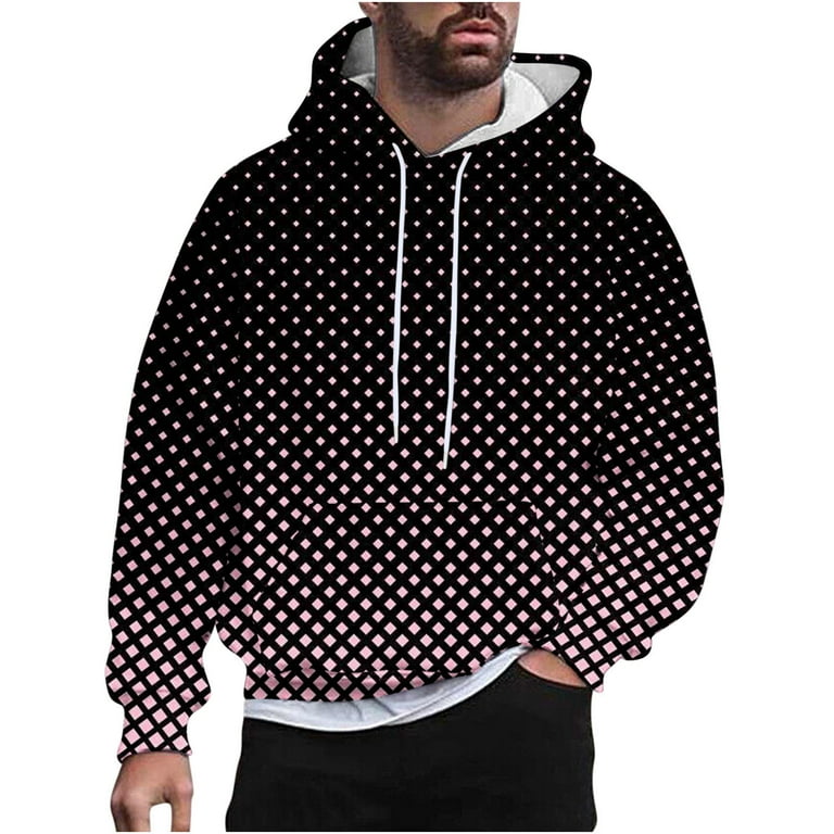 Lightweight Quarter Zip Men Clearance Hoodies for Men Under 10 Casual Hooded Round Neck Pullover Long Sleeve Sweatshirt