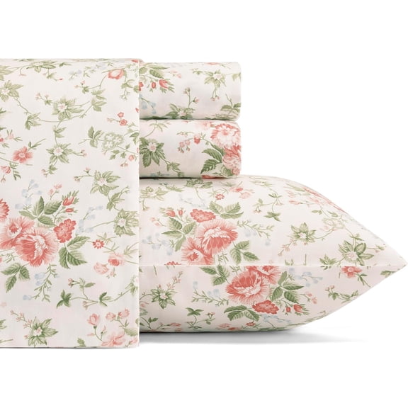 Lightweight Queen Bed Sheets With Matching Pillowcases In Silky Soft Coral