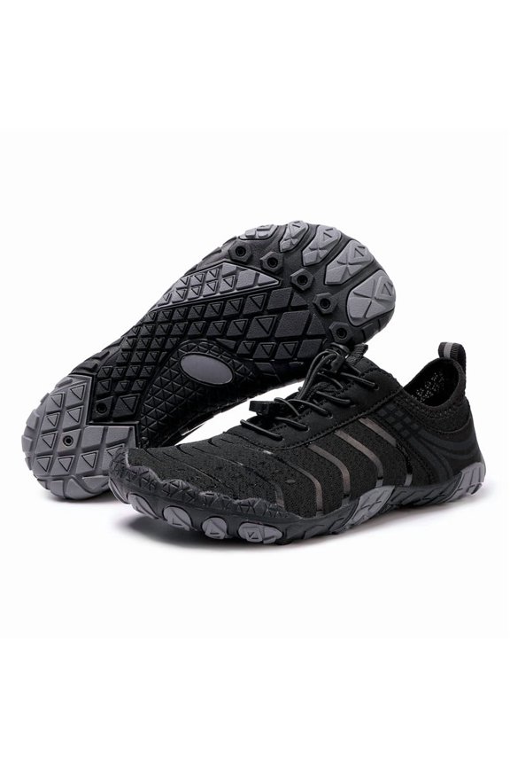Lightweight Quick-Dry Water Shoes, Breathable Mesh Aqua Footwear with Rubber Sole for Swimming, Beach, Surfing, Boating, Diving, Yoga, and Outdoor Water Activities