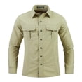 thumbnail image 1 of Lightweight Quick-Drying Shirt Tactical Shirt Outdoor Military Long-Sleeve Work Shirt Breathable Sports Tops Sun Protection, 1 of 6