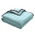 thumbnail image 1 of Lightweight Quilt, Machine Washable Quilt, All-Season Cool Summer Quilt for Air-Conditioned Rooms, Breathable Cotton Spandex Blend, Temperature Regulating, Easy Care, 100x140cm, 1 of 8