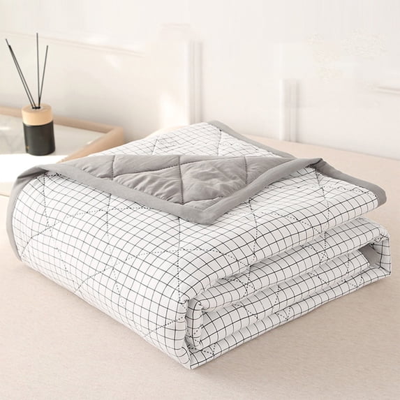 Lightweight Quilted Comforters Queen Size, Soft All Season Blanket, Reversible Cotton Bedding, Queen Quilt, Lightweight Home Decor, Bedding Comforters Full Size Quilted