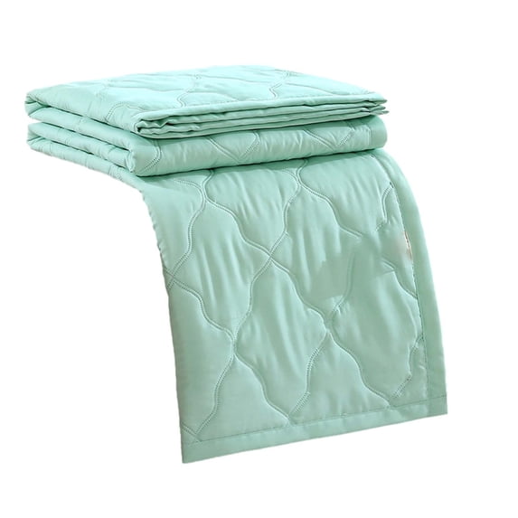 Lightweight Quilted Throw Blanket Soft Breathable All Season Coverlet for Couch Bed Sofa Cozy Decorative Lap Quilt with Stitched Pattern Machine Washable Home Bedding Accessory