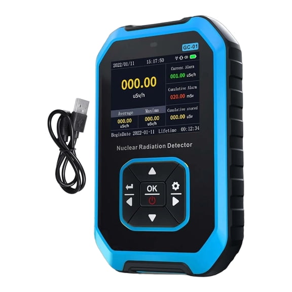 Lightweight Radiation Detection Instrument High Sensitivity Sensors Accurate Realtime Monitoring in Indoor Outdoor Setting for Safety