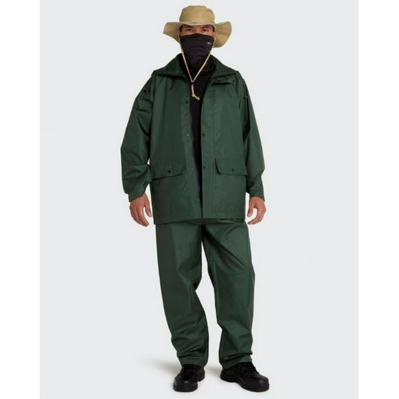 Men's Rain Jacket - Hunter Green
