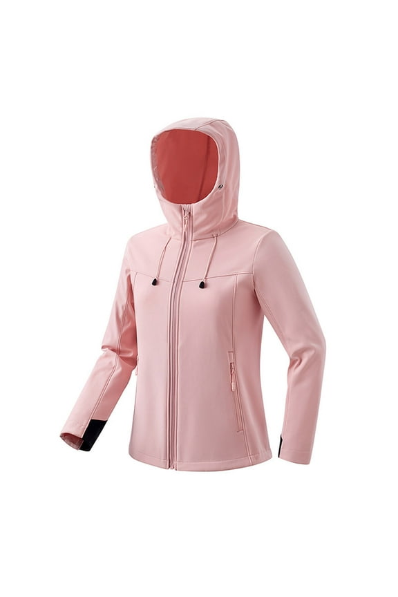 Lightweight Rain Suit for Women,Plus Size Waterproof Windproof Sunscreen Outdoor Sportswear Zipper Casual Jacket Rain Jackets with Hood Ladies Rain Coats Outdoor Windbreaker