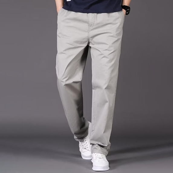 Lightweight Relaxed Fit Cargo Pants Men Big Sizes, Durable Fashion Utility Trousers