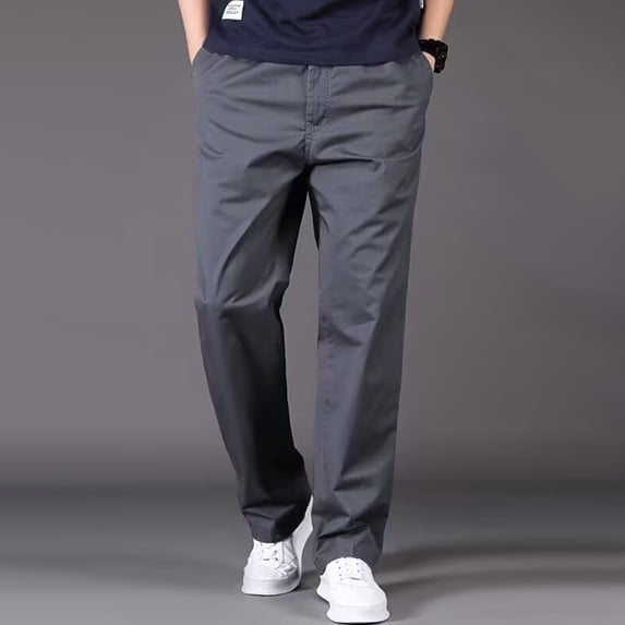 Lightweight Relaxed Fit Cargo Pants Men Big Sizes, Durable Fashion Utility Trousers