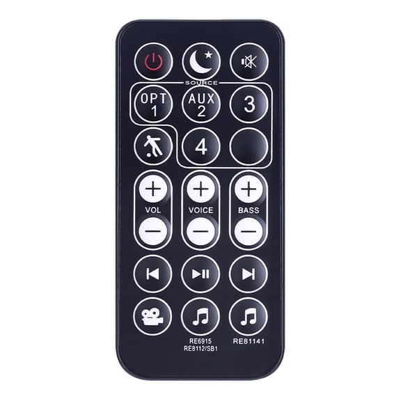 Lightweight Replacement Remote Control RE69151 ABS Remote Control with Strong Housing Suiatble for Polk Magnifi