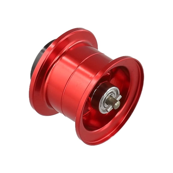 Lightweight Replacement Spool for 21 22 FOR Alphas SV TW 21 Baitcasting Reel, 7075 Aluminum Alloy Spindle and Stainless Steel, 7 7 Gram Weight (Stainless steel red)
