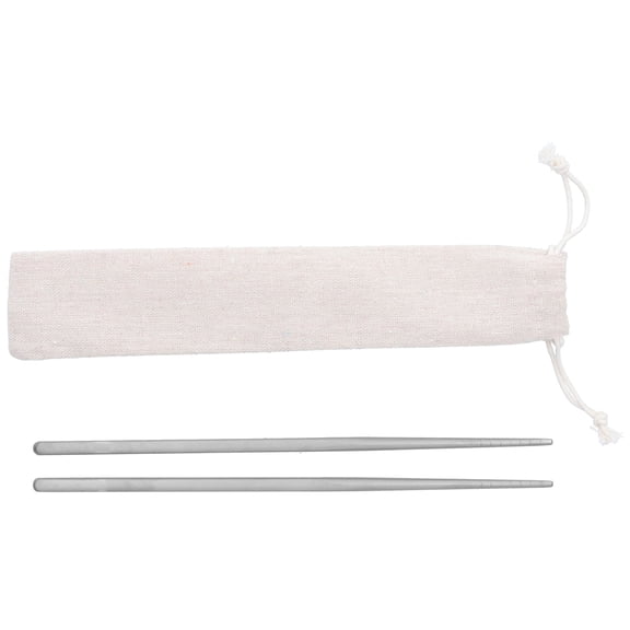 Lightweight & Reusable Flatware Set for Home, Camp, Travel Adventures Sustainable Titanium Utensils