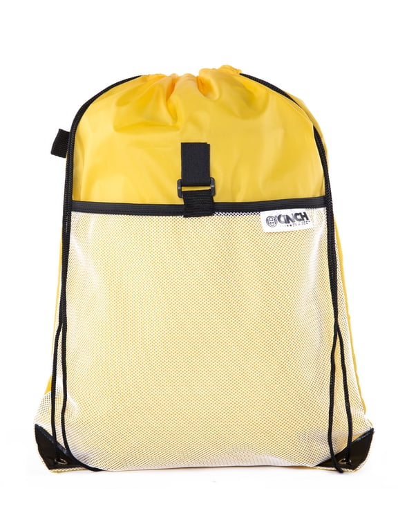 Lightweight Reusable Fold Up Bags | Packable Backpacks, Reusable Drawstring Bag With Attached Fold Up Pocket