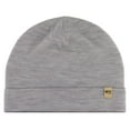 thumbnail image 1 of 100% Merino Wool Cuff Beanie - Mens & Womens Warm Winter Hat - Watch Cap - Toque - Ash Gray, 1 of 11