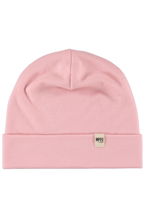 100% Merino Wool Cuff Beanie - Mens & Womens Warm Winter Hat - Watch Cap - Toque - Blush Pink