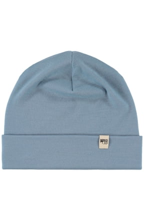 100% Merino Wool Cuff Beanie - Mens & Womens Warm Winter Hat - Watch Cap - Toque - Slate Blue