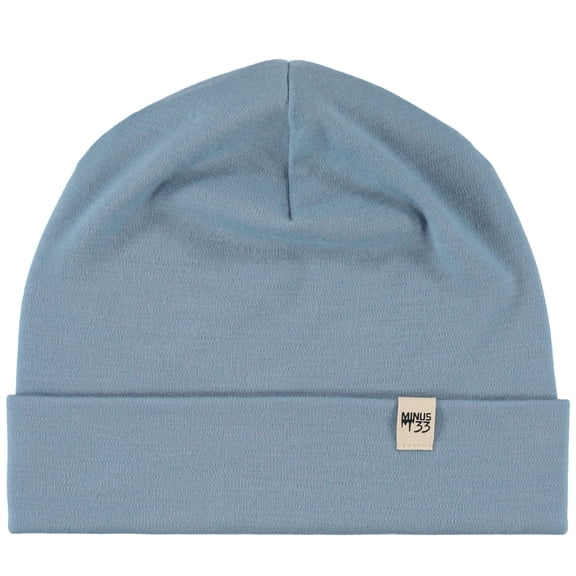 100% Merino Wool Cuff Beanie - Mens & Womens Warm Winter Hat - Watch Cap - Toque - Slate Blue